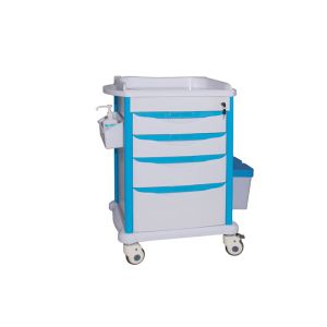 Buy cheap Medication Medical Trolleys Abs Plastic Top Board Protruding Edge For Resuscitation from wholesalers