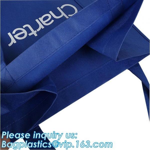 BAGS Fashion Laminated Polypropylene pp non woven bag, Customized pp non woven bag laminated with zipper, rpet bags, rpe
