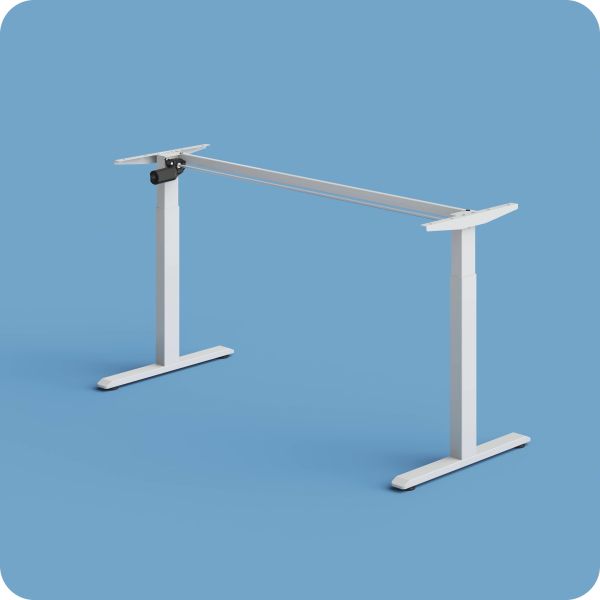 Buy cheap 100KG Load Stable Electric Height Adjustable Standing Desk Frame With Fixed Single Crossbeam from wholesalers