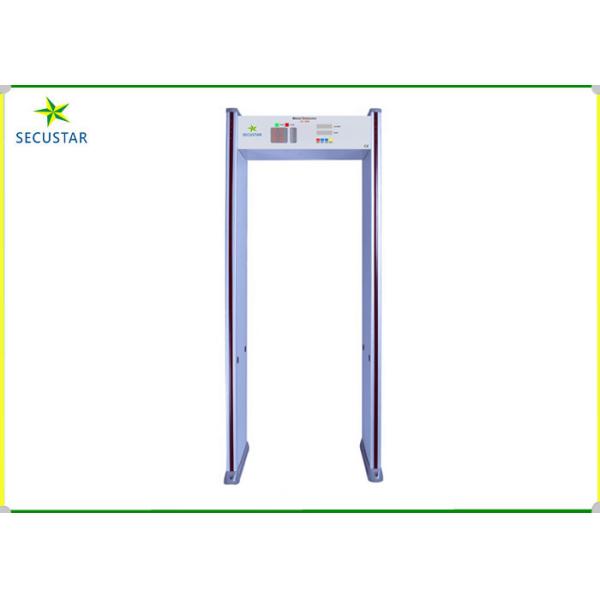 Quality 18 Detection Zones Walk Through Metal Detector With Body Temperature Test Function for sale