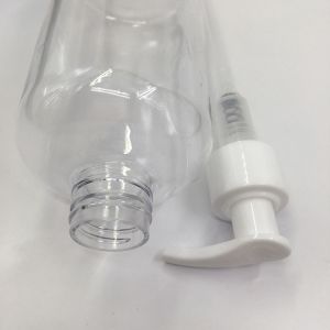 China Refillable Recyclable PET Plastic Bottle With Lotion Pump Dispenser on sale