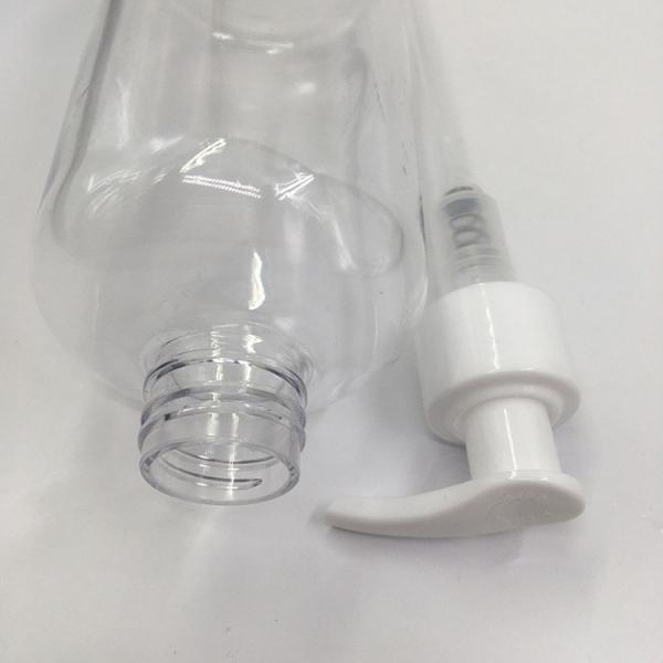 Quality Refillable Recyclable PET Plastic Bottle With Lotion Pump Dispenser for sale