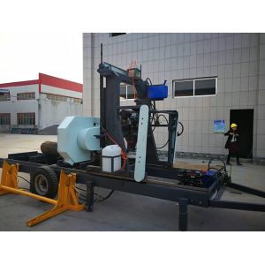 Buy cheap Hydraulic Horizontal Band Sawmill with Petrol/Diesel engine Powered from wholesalers