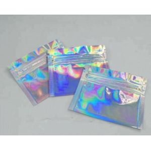 Buy cheap Three side seal small size holographic mylar k packing bag for powder products from wholesalers