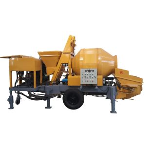 Buy cheap Portable C3 8mpa Trailer Mounted 85L Concrete Mixing Pump from wholesalers