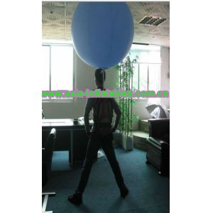 Nightlight Wlaking Backpack Balloon Advertising Inflatables For Live Events ,