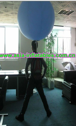 Nightlight Wlaking Backpack Balloon Advertising Inflatables For Live Events ,