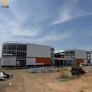 Buy cheap Light Prefabricated Steel Structure Building With Sandwich Panels Wall Construction from wholesalers