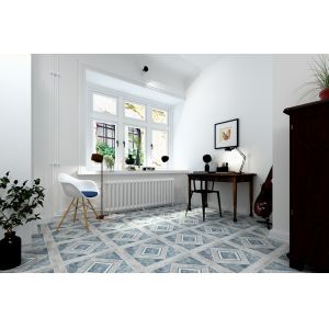 Buy cheap High Gloss Bathroom Floor Self Adhesive Tiles Geometry Puzzle Square Kitchen from wholesalers