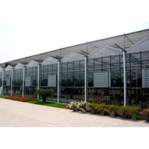 Buy cheap Sturdy Double Pane Greenhouse With Top Ventilation Surrounding Ventilation product