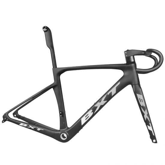 Quality Custom Full Carbon Fiber Road Bicycle Frames 700C Disc Brake Small 47cm for sale