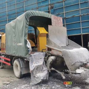 Buy cheap Shacman 10018 Concrete Pump Truck Mounted HOWO Chassis  9~18Mpa from wholesalers