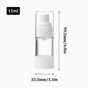 Buy cheap Plastic PP 15ml White Airless Pump Bottle Packaging Cosmetic from wholesalers