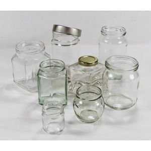 Buy cheap High quality clear hexagonal glass jars from wholesalers