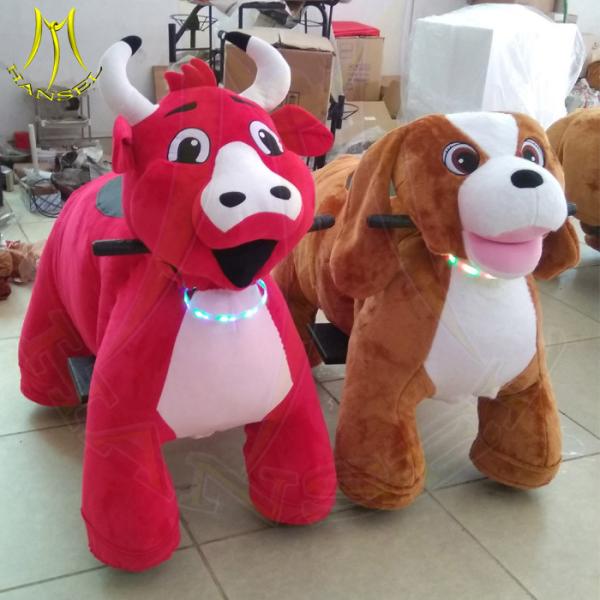 Buy cheap Hansel amusement park walking electric plush animals riding toys from wholesalers