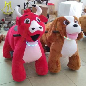 Buy cheap Hansel amusement park walking electric plush animals riding toys from wholesalers