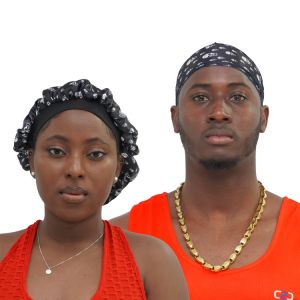 Unisex Silk Custom Bonnets And Durags For Women / Men