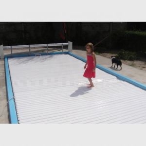 Buy cheap Black Polycarbonate Pool Cover Extend Your Swimming Season With Custom Design from wholesalers