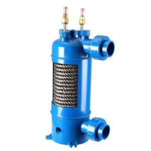 Buy cheap MHTA-7 Screwed Titanium Tube Heat Exchanger 23KW For Swimming Pool from wholesalers
