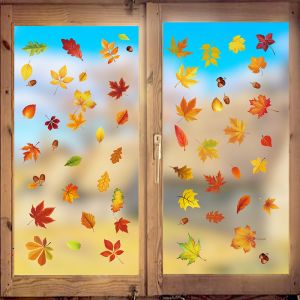 Buy cheap Luminous Electrostatic Window Stickers Turkey Maple Leaf Window Sticker from wholesalers