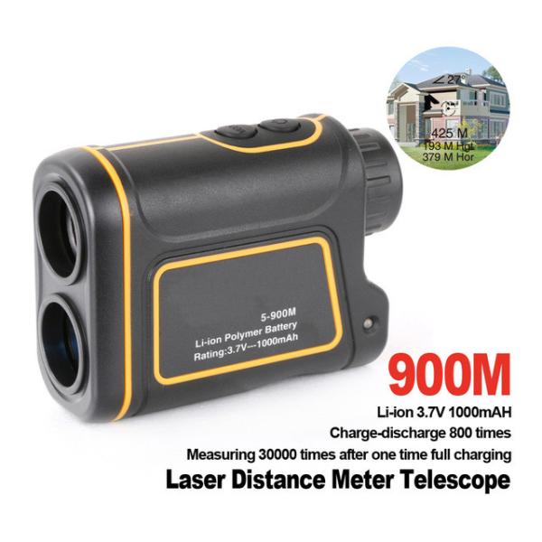 Buy cheap 900m Telescope trena laser rangefinders distance meter Digital Monocular hunting golf laser range finder tape measure from wholesalers
