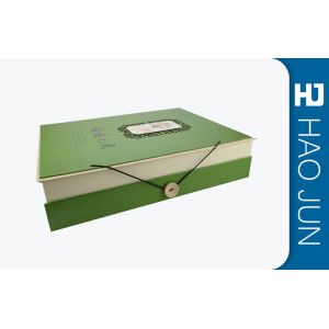 Buy cheap Green Cardboard Gift Boxes With Botton , Luxury Packaging Boxes Matt Silk Printing from wholesalers