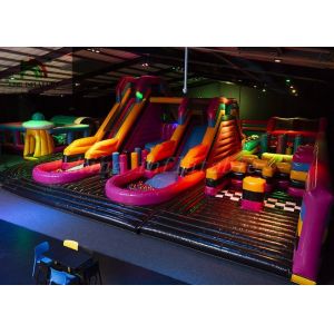 Buy cheap Customized Size Inflatable Amusement Park For Kids Anti - Ruptured from wholesalers