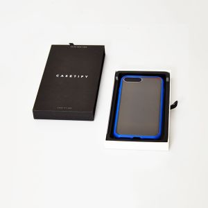 Buy cheap Luxury Drawer Box With Ribbon Handle Custom Logo Rigid Mobile Phone Case Packaging Box from wholesalers