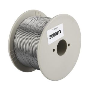 Buy cheap Galvanized Steel Aircraft Cable with 1770 MPa Tensile Strength 220 kgs Breaking Strength and 26.53 kg Weight per Reel from wholesalers