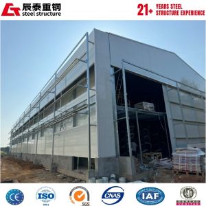 Corrosion-resistant Q355B automated steel structure breeding farm construction