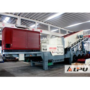 Buy cheap Wheel Type Mobile Crushing Plant and Screening Station , Mine Crusher from wholesalers