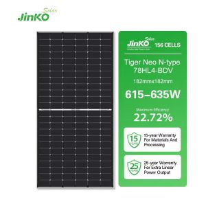 Buy cheap Jinko Tiger Neo 78HL4-BDV 620W 625W 630W 635W N Type Bifacial Dual Glass Solar Panel from wholesalers