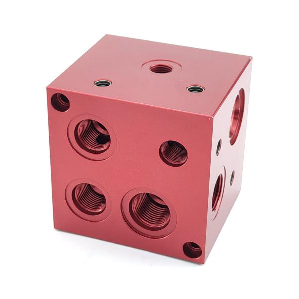 Buy cheap RoHs Certified Precision CNC Milled Manifold Block for Customized Hydraulic Equipment from wholesalers