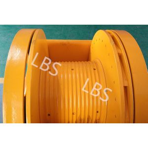 Buy cheap Hydraulic Winch Drum With Rope Groove LBS Sleeves 20KN 30KN 50KN from wholesalers