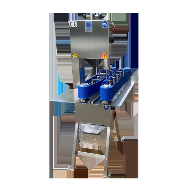 Quality 2000kg/H Chicken Bone Cutter Automatic Duck Half Slicing Machine for sale