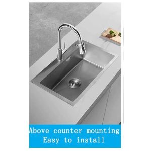 Buy cheap Hand Sanded Surface Smooth Without Rough Stainless Steel kitchen Sink from wholesalers