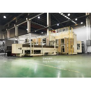 Buy cheap Neat Automatic Sealing 3 Phase PE Baby Diaper Packaging Machine product