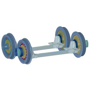 TB Standard Forged Train Wheel Tires For Trams And Light Rail