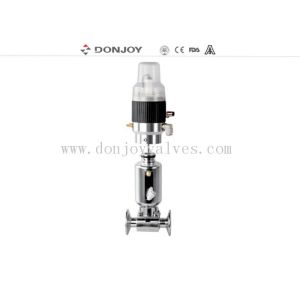 Mini Direct way Clamp Sanitary Pneumatic Diaphragm Valve with Control Unit
