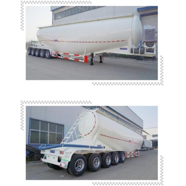 TITAN 5 Axle 60 CBM Dry Bulk Cement Tanker Trailer for Sale