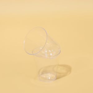 Buy cheap Durability 60ML Round PS Plastic Cups For Hot And Cold Beverages Withe Customized Logo from wholesalers