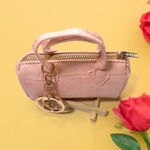 Buy cheap Handcrafted Polyester Small Coin Pouch Keychain Smooth Surface product