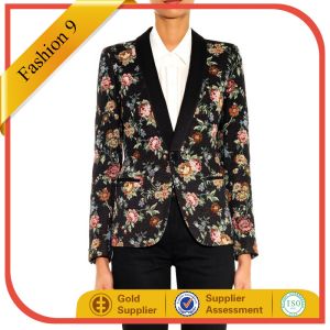 Buy cheap 2014 newest autumn textured fabric white woman jacket with pad shoulders from wholesalers