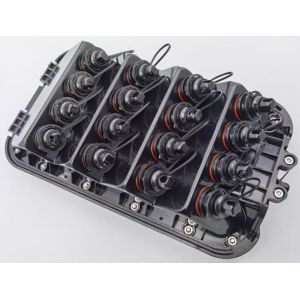 FTTA 16 Ports MST Fiber Optic Terminal Enclosure With Optitap Drop Cable 50m