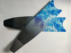 Buy cheap good resilience carbon fiber blade for Scuba  fins deep sea diving  Scuba flippers logo custom product