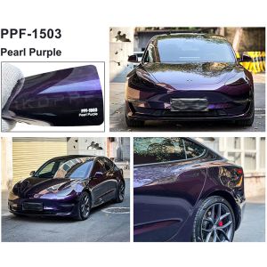 Buy cheap Pearl Purple Dry Installation Color Paint Protection Film Self Adhesive PPF Wrap Colors from wholesalers