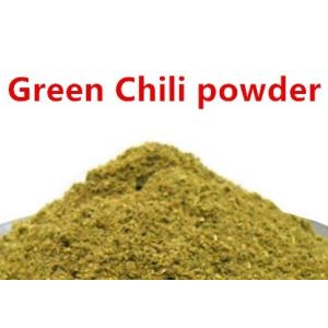 Pungent Jalapeno Pepper Powder 80M Green Chilli Powder HALAL Certificate