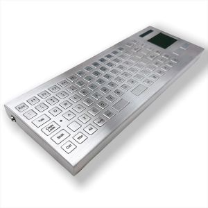 IP67 Desktop Stainless Steel Keyboard Waterproof Industrial Wireless Keyboard 2