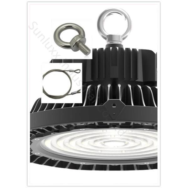 UFO High Bay LED Lights Die Casting Pure Aluminum Shell Type With Safety Rope