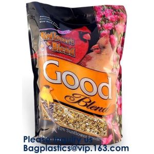 Jerky bags Three side seal bag with euro slot and zipper ( Bottom open) Three